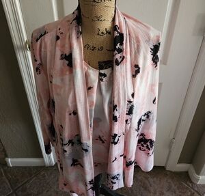 NEW ☆ Kasper 2 Piece Set ~ Jacket & Top, Size Large/Large Petite, Brand NEW!